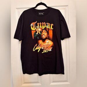 Black 2pac Graphic T-Shirt